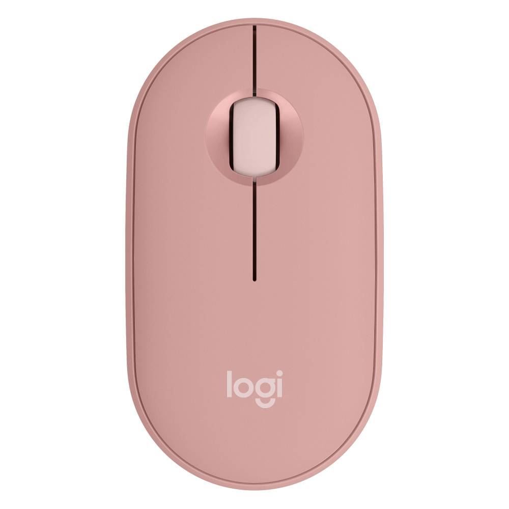 Mouse Logitech M350s Sem Fio Rosa