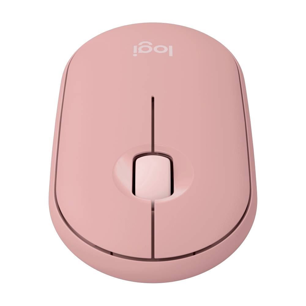 Mouse Logitech M350s Sem Fio Rosa