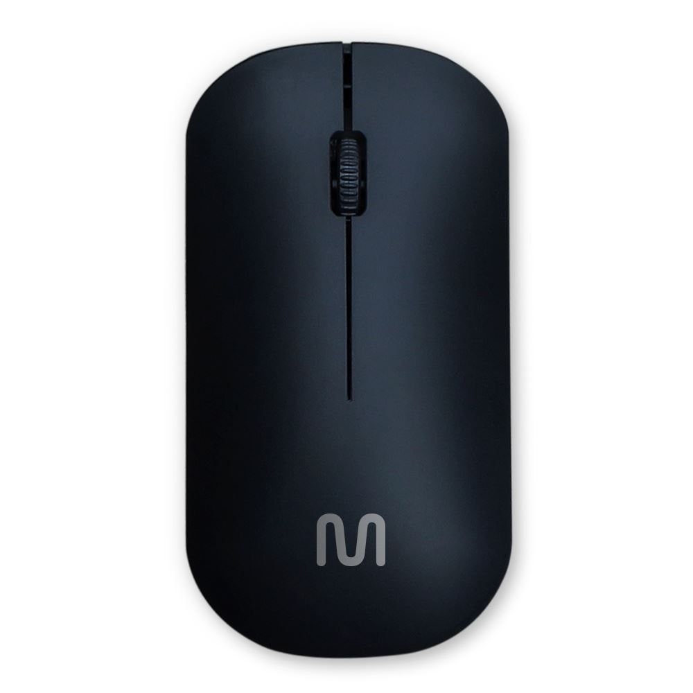 Mouse Multilaser Slim Sem Fio Entrada Usb Mo307 - Preto