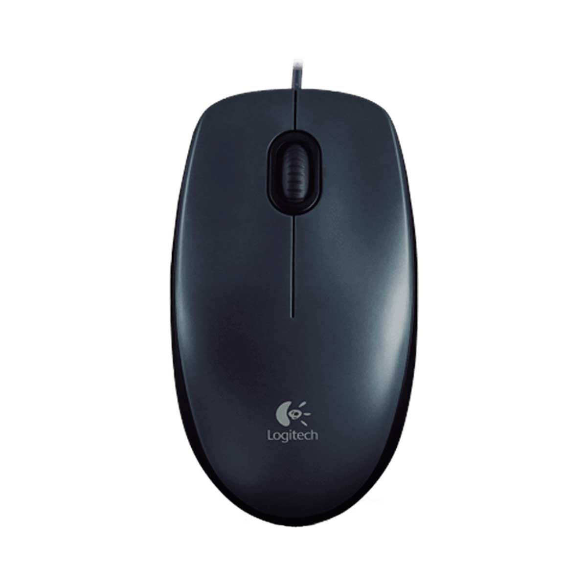 Mouse Óptico M100 Com Fio Ambidestro Preto Logitech - DIVERSOS