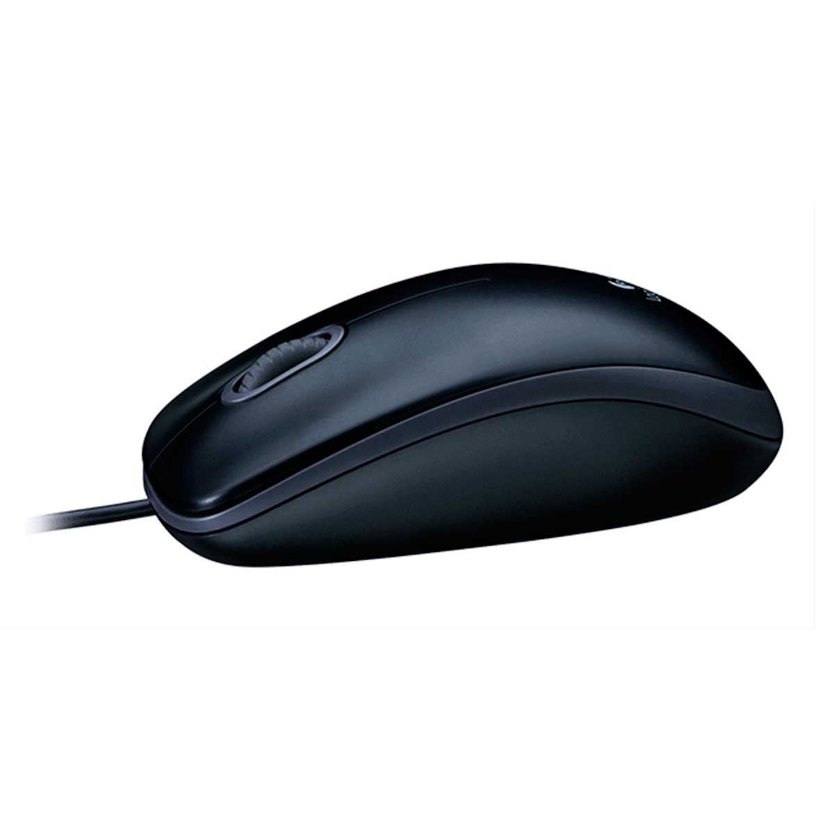 Mouse Óptico M100 Com Fio Ambidestro Preto Logitech - DIVERSOS