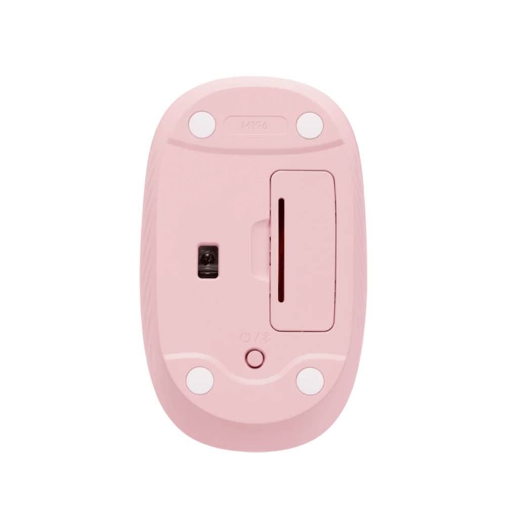 Mouse Sem Fio Logitech M196 Bluetooth - Rosa