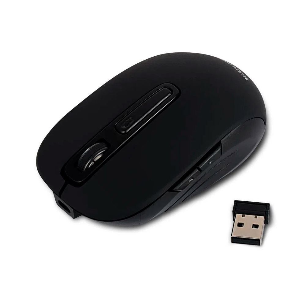 Mouse Sem Fio Multilaser Mo277 - Preto