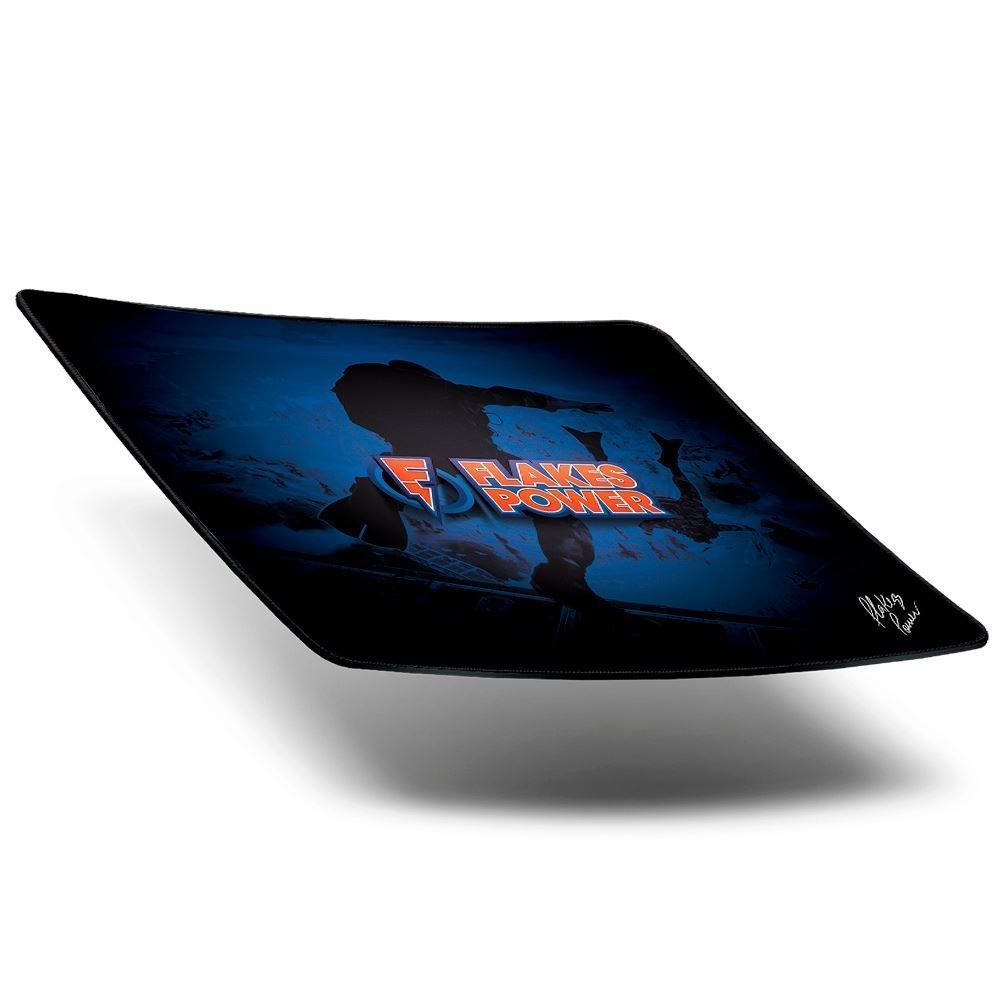 Mousepad Gamer Speed Flakes Power Flkmp002 Elg - Preto, Azul e Laranja