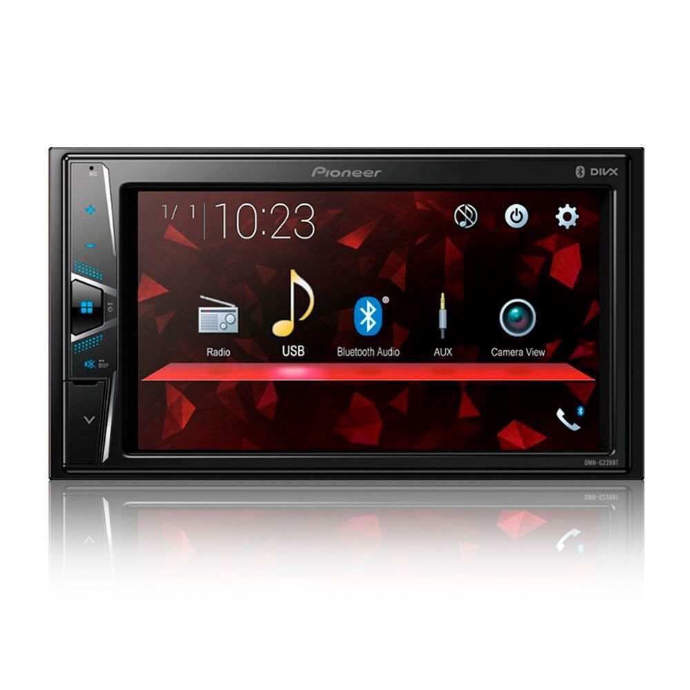 Multimídia Pioneer Receiver Com Bluetooth Dmh-G228bt - 2 DIN