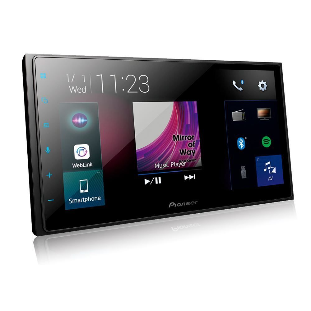 Multimídia Receiver Dmh-Z5380tv Com Tv Digital Pioneer - 2 DIN