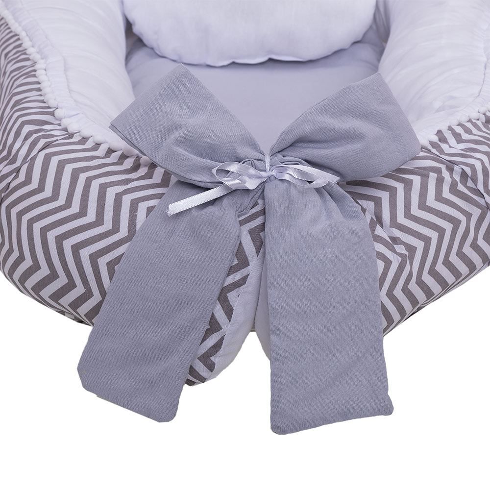 Ninho Redutor 3 Peças Yoyo Baby - Chevron Cinza