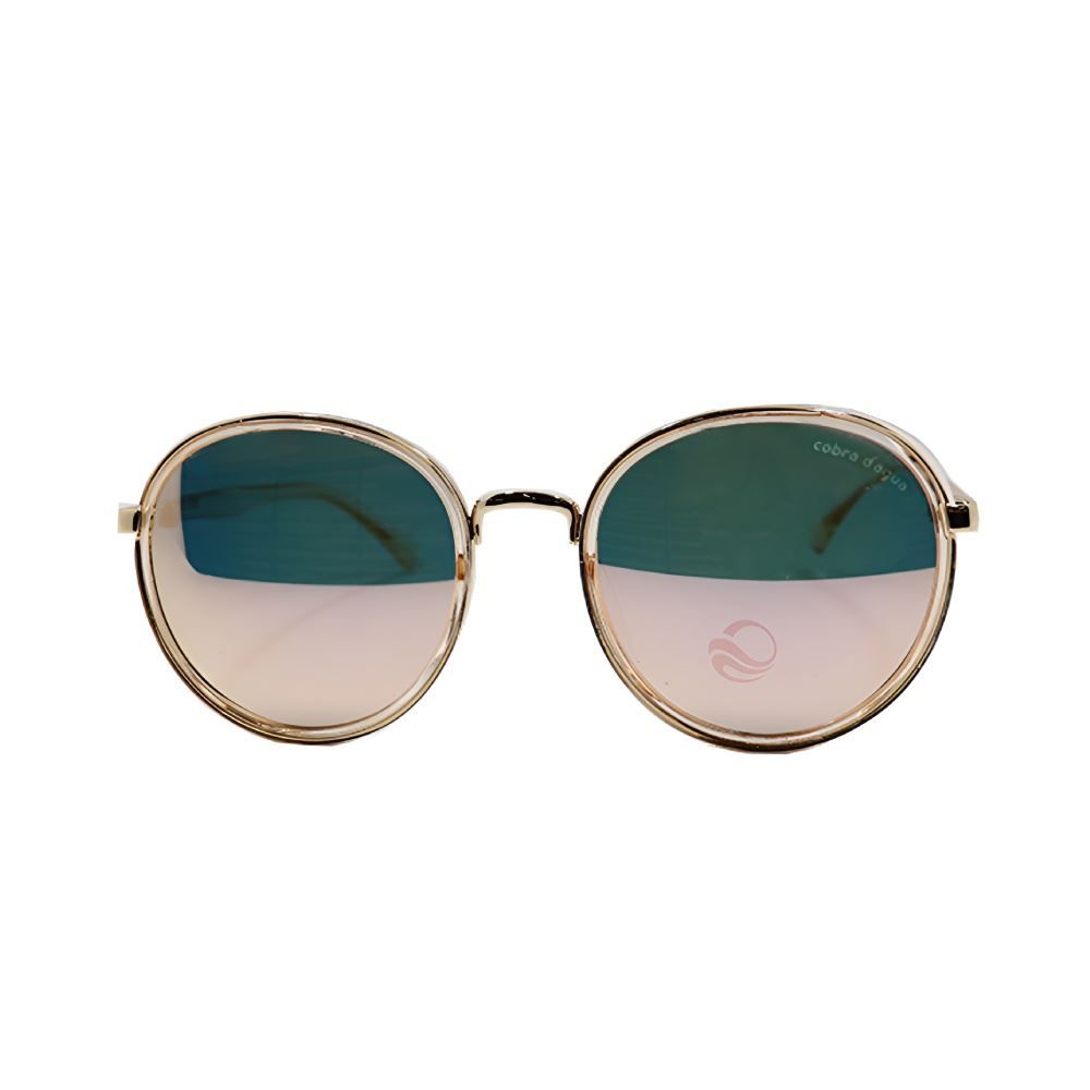 Óculos De Sol Feminino Cobra D'agua Cda M100 C345 - Dourado