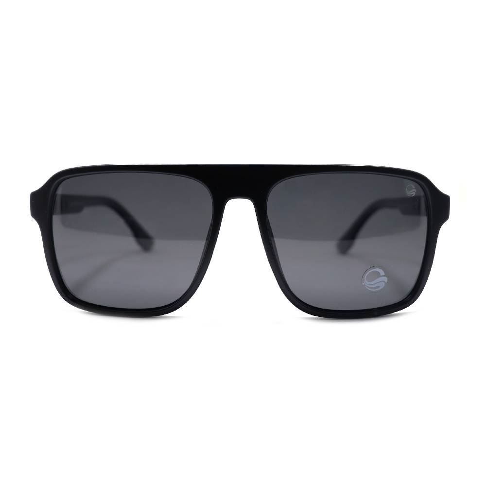 Óculos De Sol Masculino Cobra D'agua Cda 011 C100 - Preto e Azul Escuro