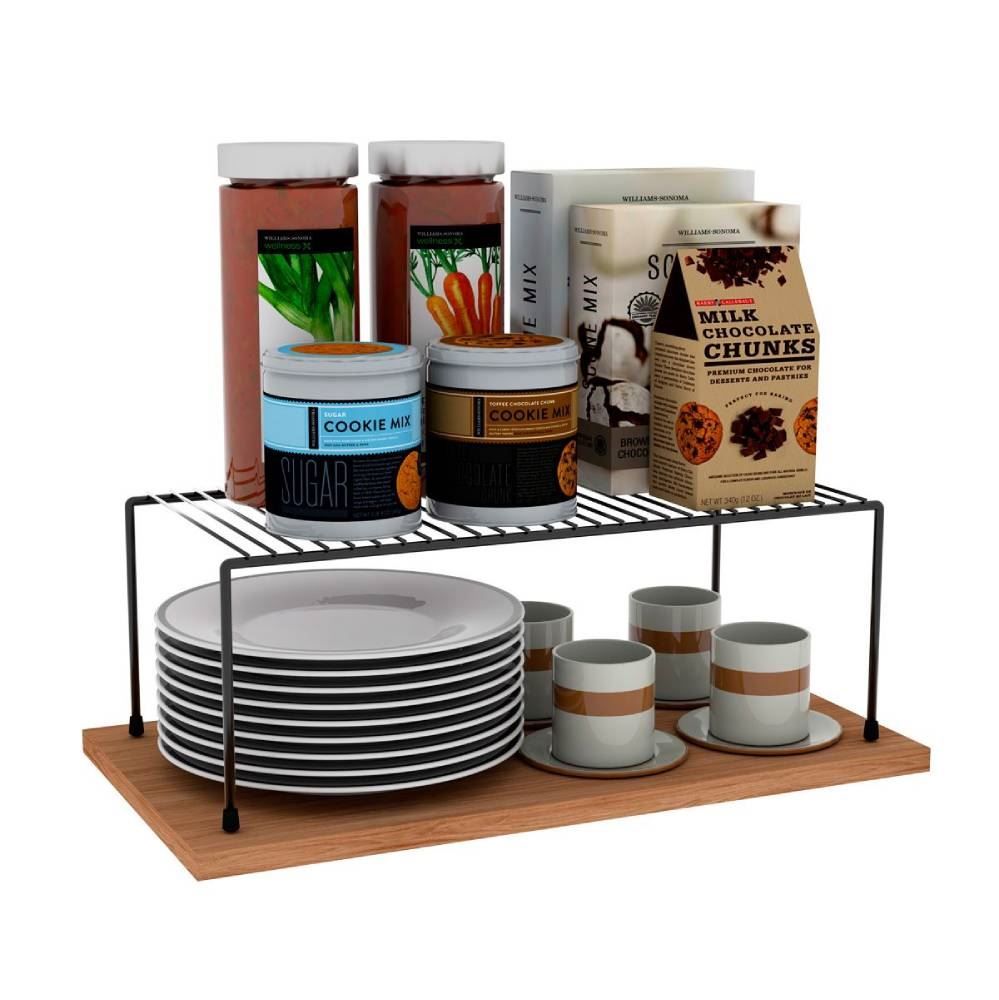 Orfanizador de Armario Grande Dicarlo Elegance 42Cm - Preto