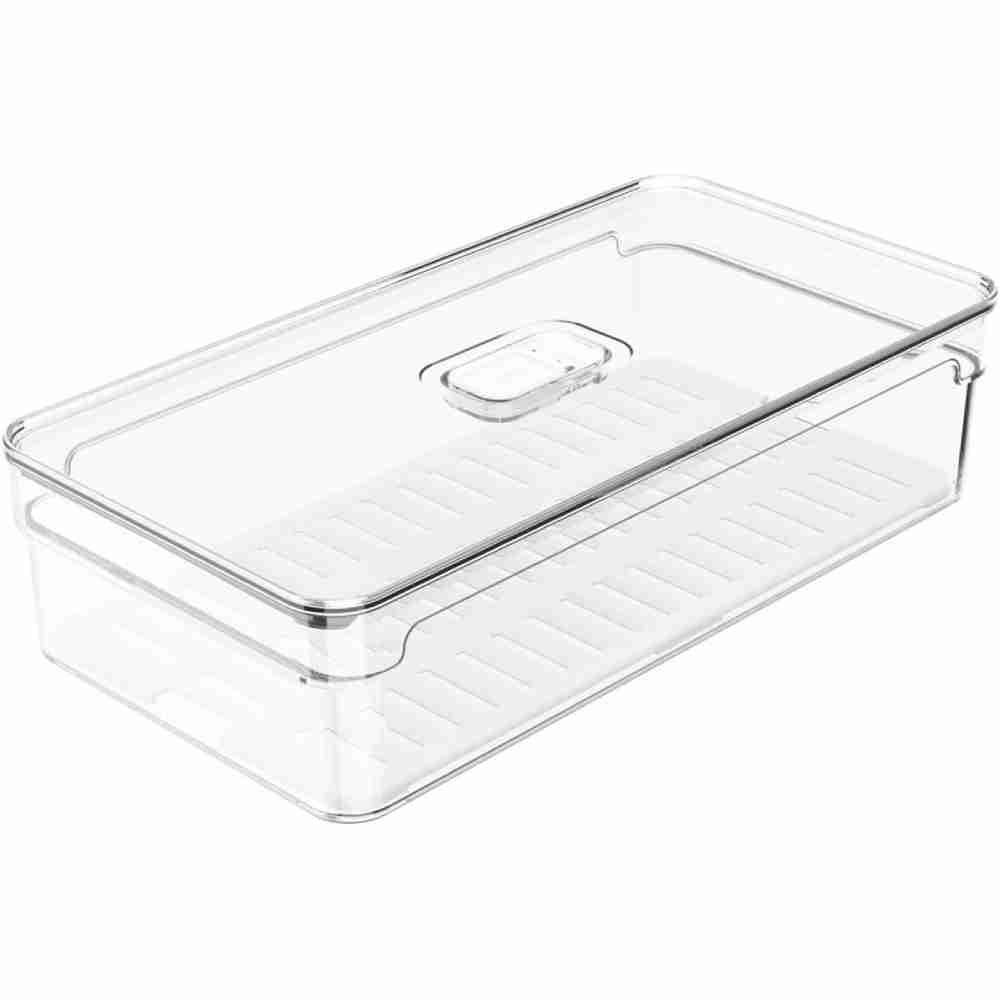 Organizador De Geladeira Martiplast Ou Clear Fresh 2,8 Litros - Natural