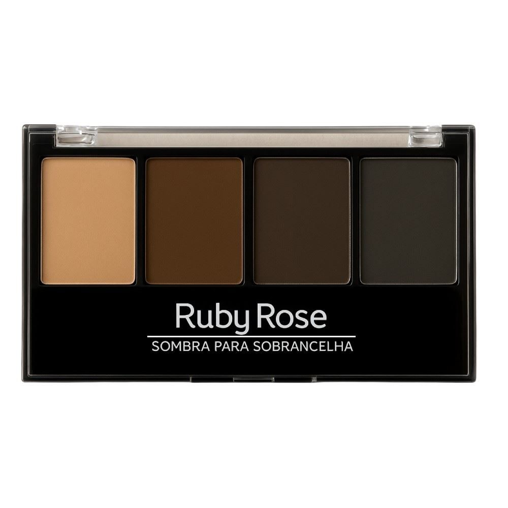 Paleta De Sombra Para Sobrancelha Ruby Rose - 4,4g