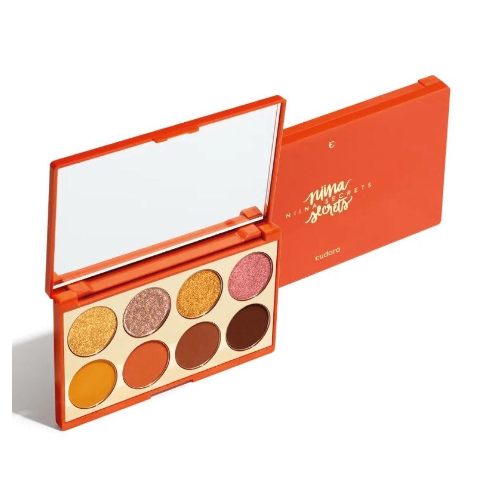 Paleta De Sombras Orange Niina Secrets 6,5G - Laranja