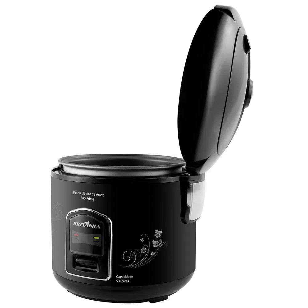 Panela Elétrica de Arroz 5 Xícaras Britânia Prime Preta PA5