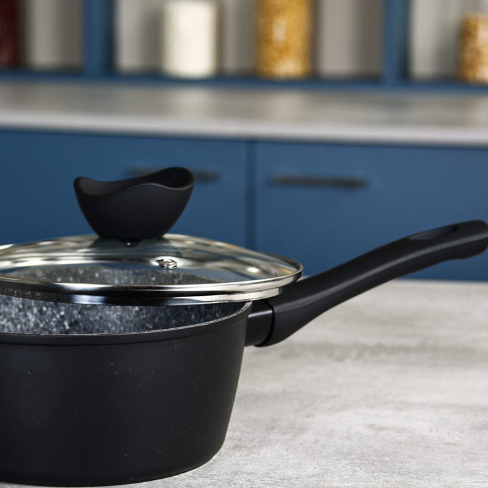 Panela De Alumínio E Revestimento Em Granito Ibiza Havan Casa 1,6 L - Preto