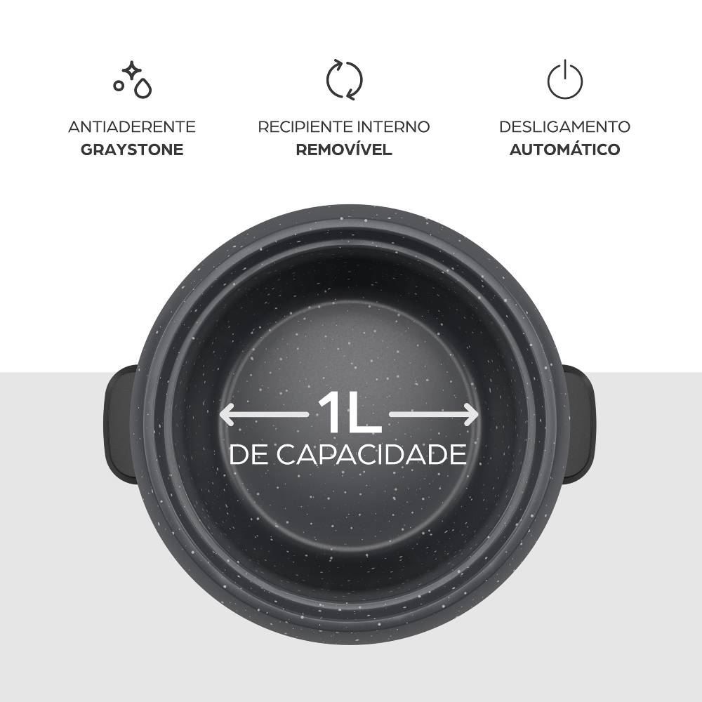 Panela de Arroz Elétrica WAP 400W 1 Litro WRC1000