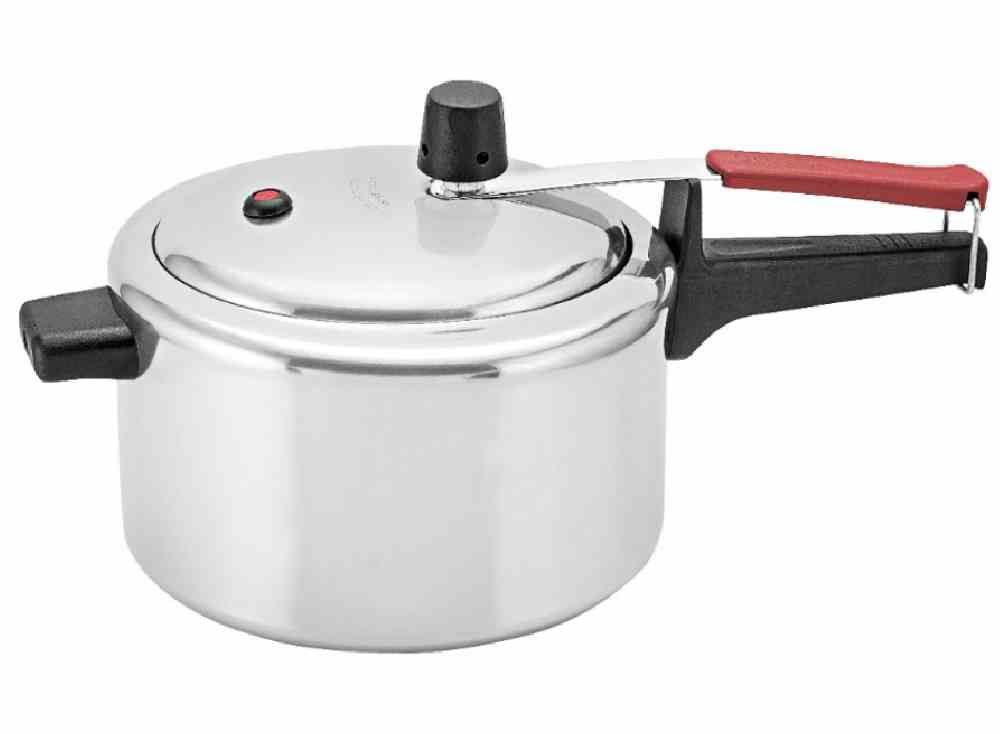 Panela De Pressão Classic Panelux Polida 3 Litros - Haste Vermelha