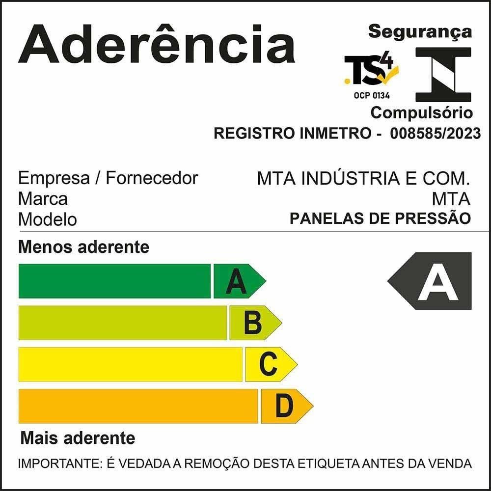 Panela de Pressão com Visor Superior Mta 8 Litros - GRAFITE