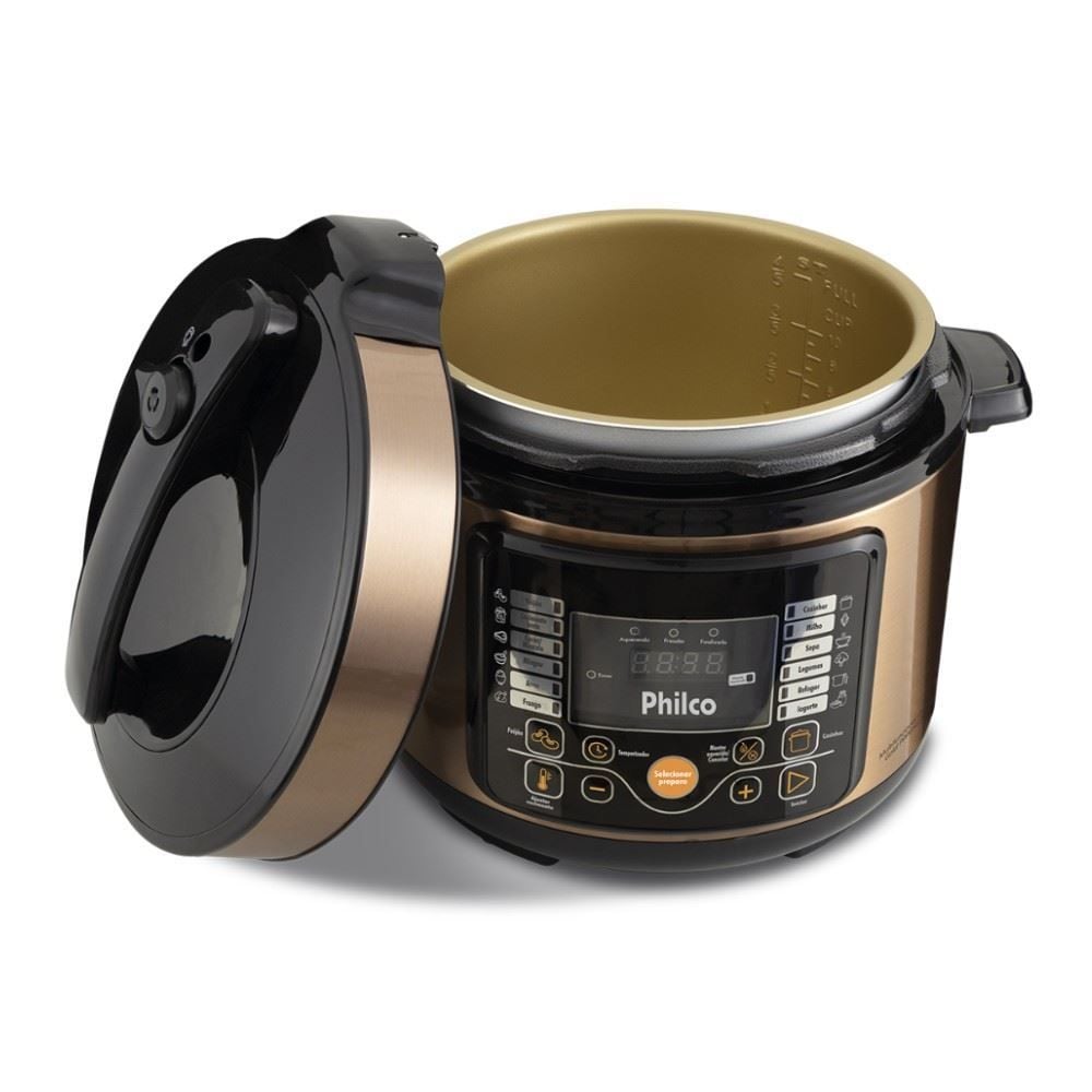 Panela De Pressão Elétrica Philco 5L Multifuncional Digital 15 Funções