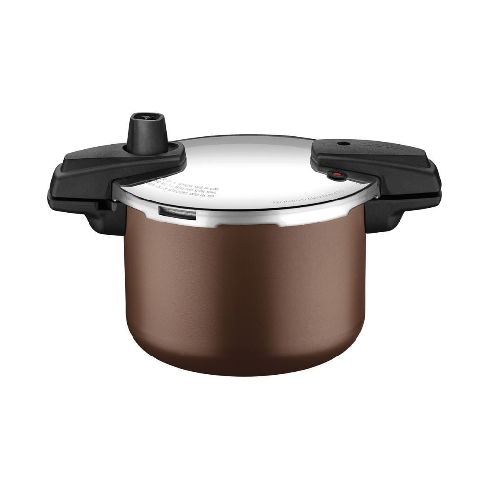 Panela De Pressão Tramontina Arizona Antiaderente Starflon Max 4,5L - Mocaccino