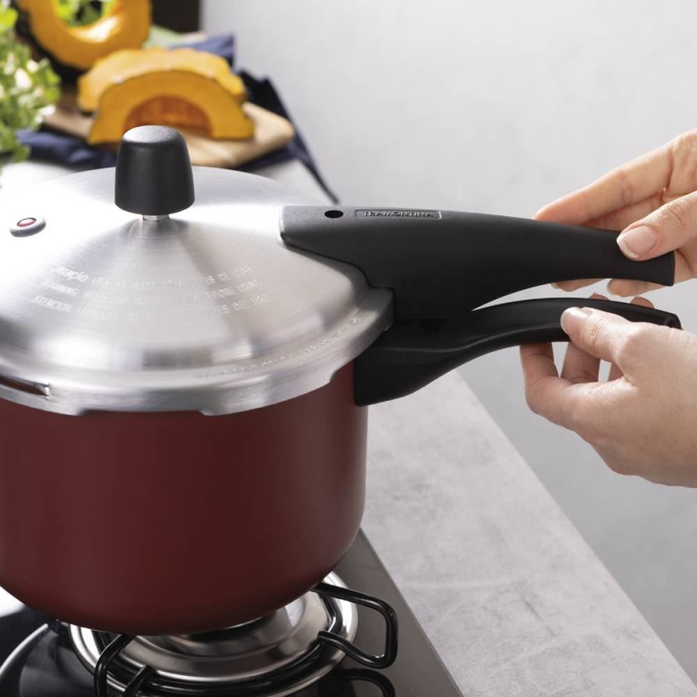 Panela de Pressão Vancouver Effect Tramontina 4,5 Litros - Vermelho