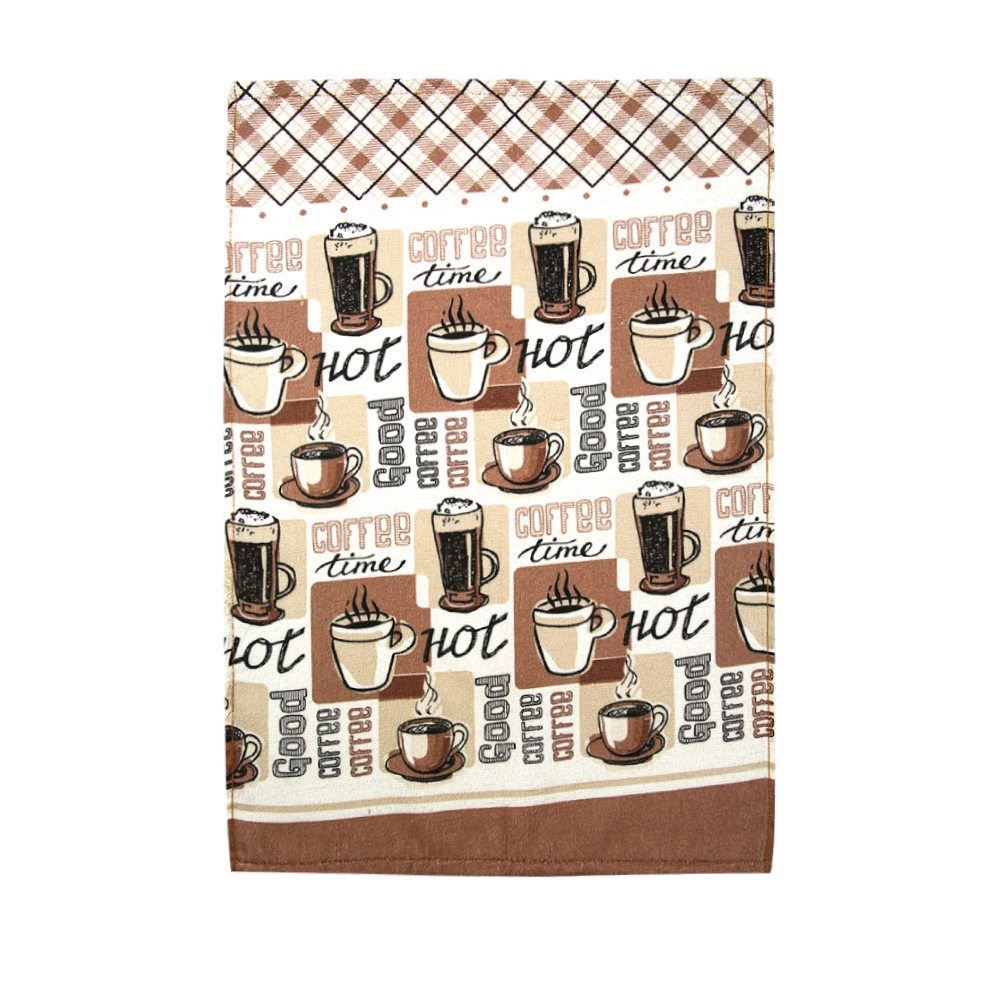 Pano De Copa 100% Algodão Felpudo Döhler 1 Pç - Coffee Hav04