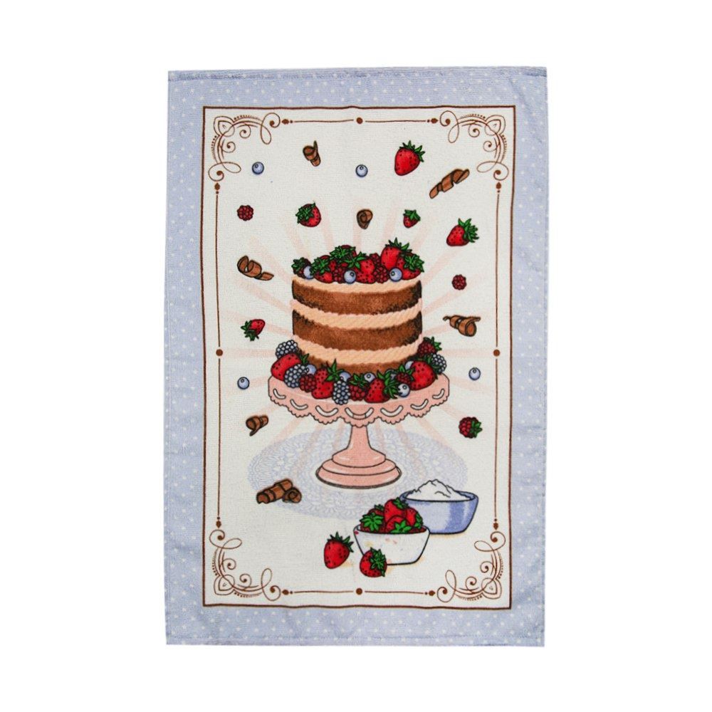 Pano De Copa 100% Algodão Felpudo Döhler 1 Pç - Doçuras