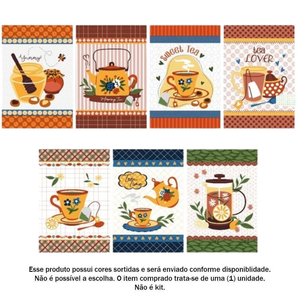 Pano De Copa Avulso Felpudo Lepper Sortidos - Aromas Chás