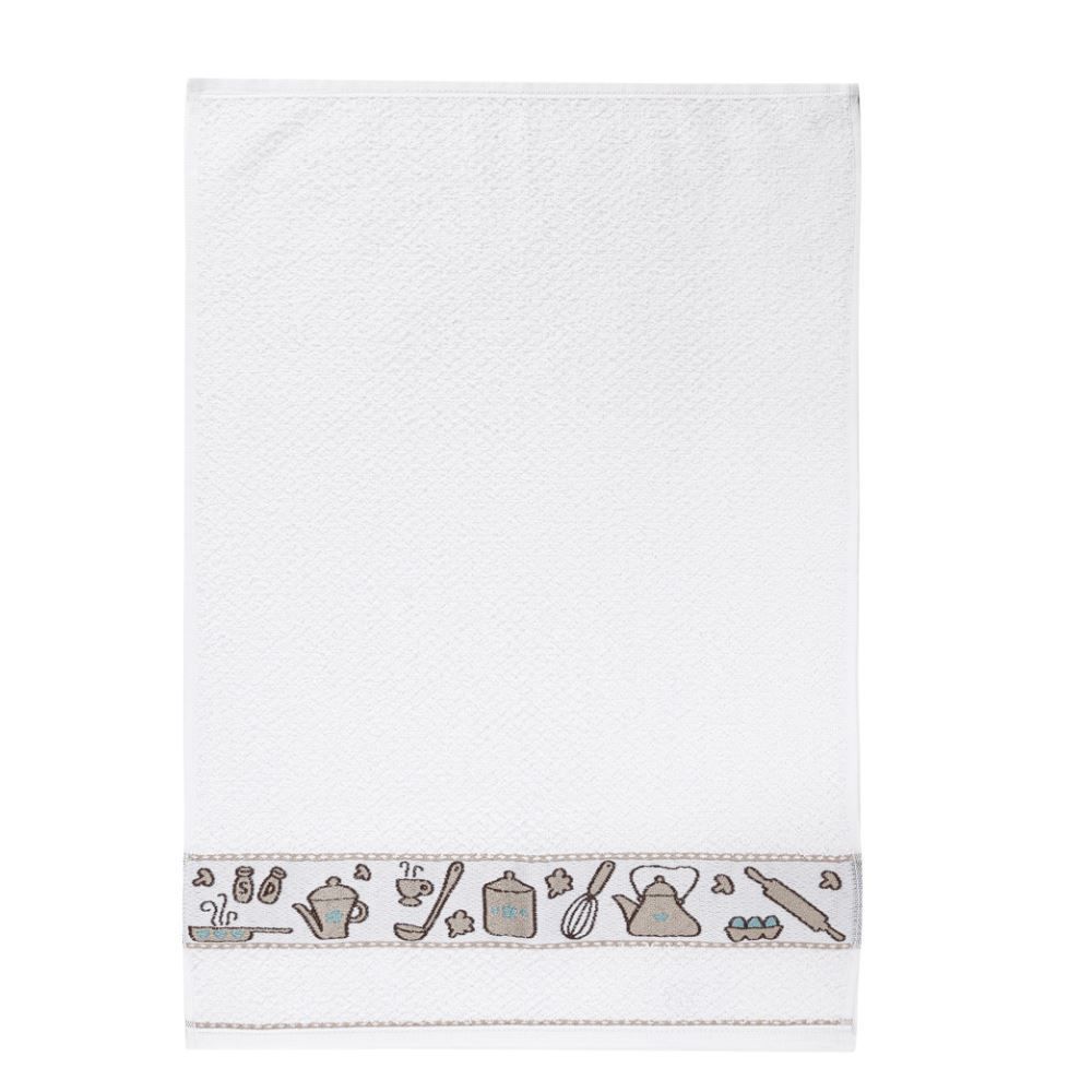 Pano De Copa 100% Algodão Gourmet Havan Casa 1 Pç - Cozinha Azul