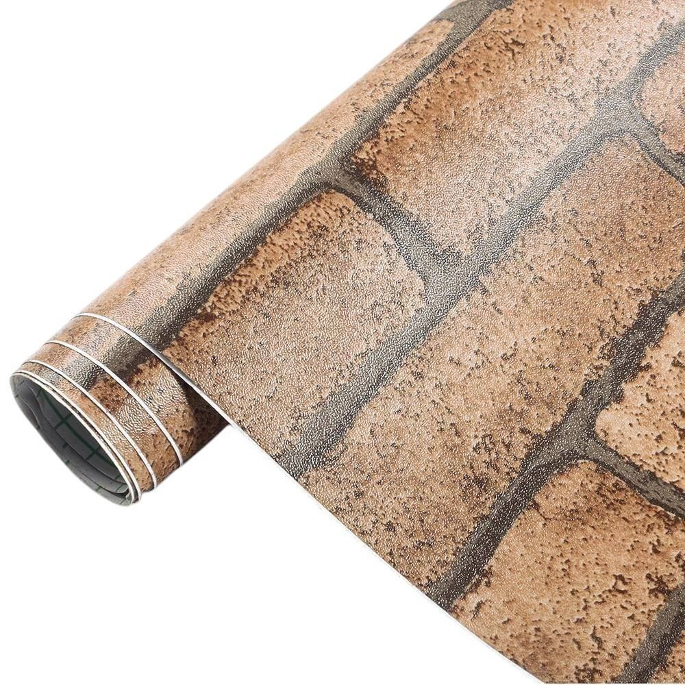 Papel Adesivo Auto Colante 0,45X2,00 M Havan - Tijolo Clássico