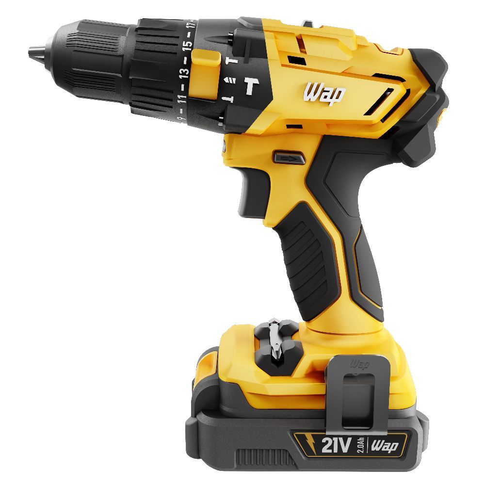 Parafusadeira e Furadeira 3/8” Wap K21 Id02 21V Torque 45Nm