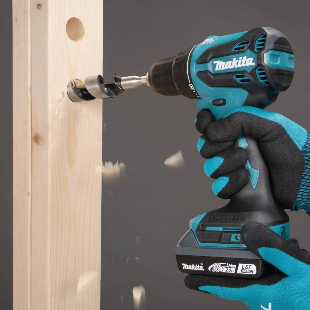 Parafusadeira e Furadeira de Impacto 18V Makita Dhp490wvx - Bivolt