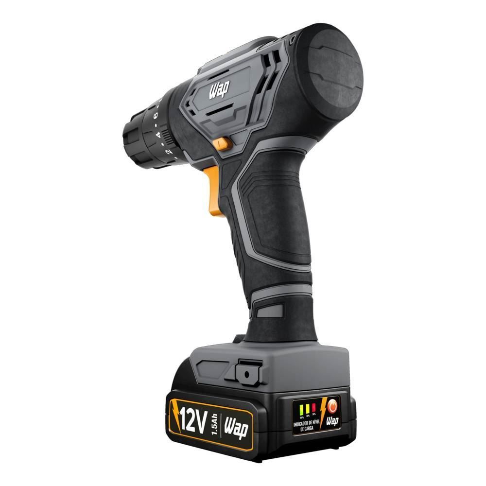 Parafusadeira e Furadeira de Impacto Wap 12V Wf 12K4.2 - Bivolt