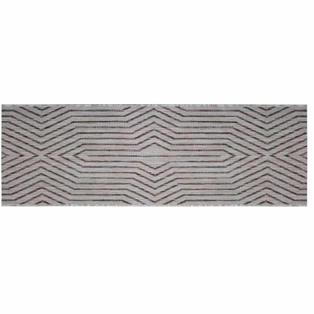 Passadeira Para Quarto E Sala Amazonas 0,67X2,00 M Havan Casa - 3D Prata