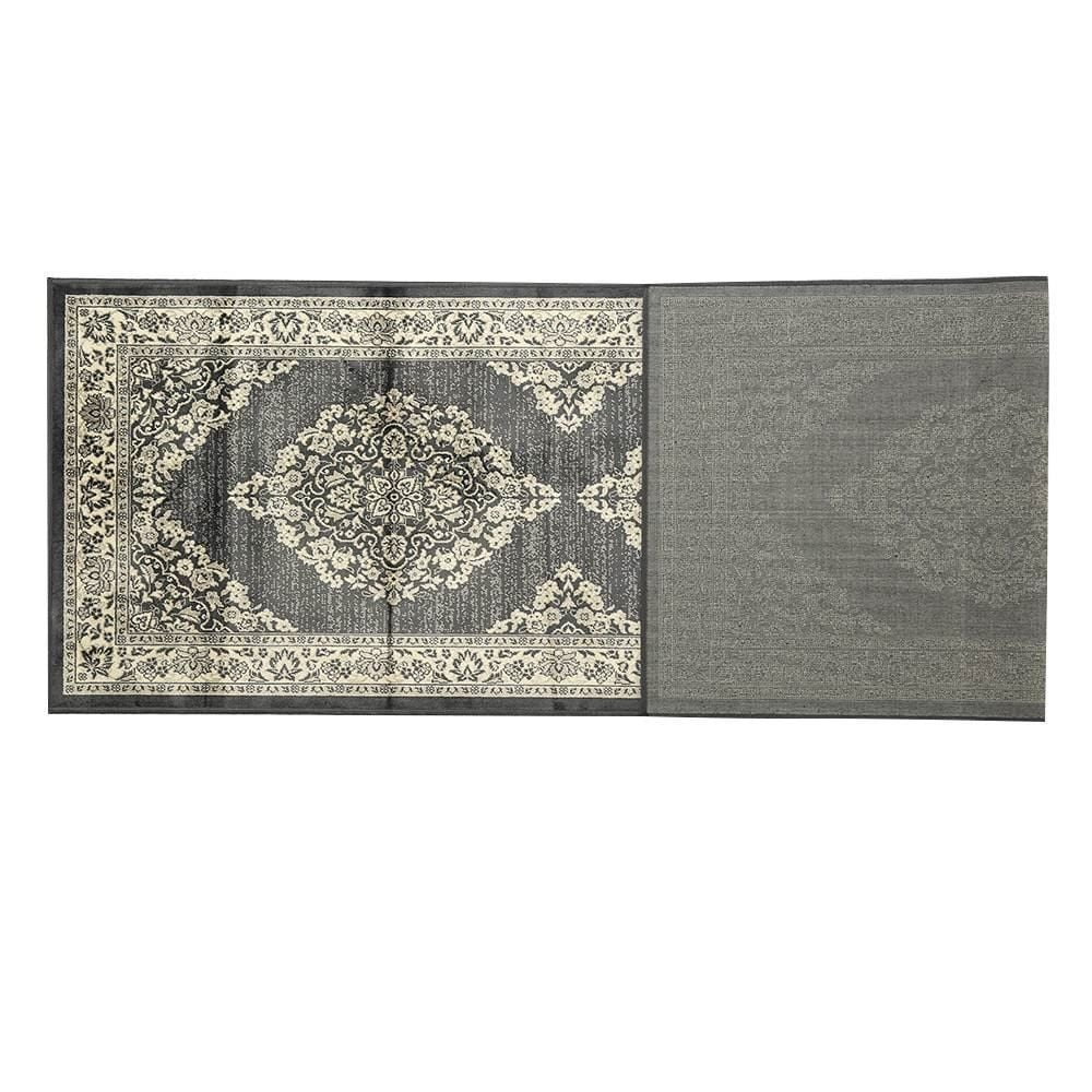 Passadeira Para Quarto E Sala Belga 0,67X2,10 M Havan Casa - Moldura Chumbo