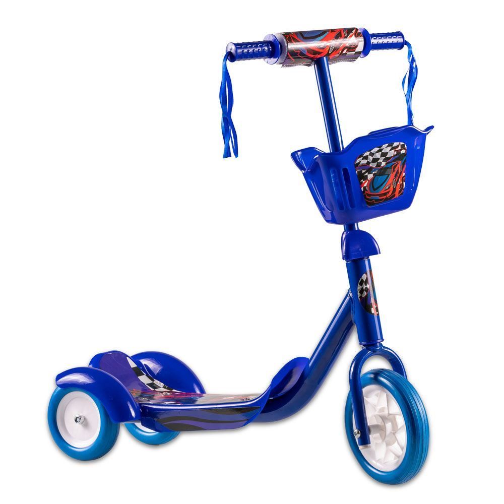 Patinete 3 Rodas Com Cesto Havan Toys - HBR0127 