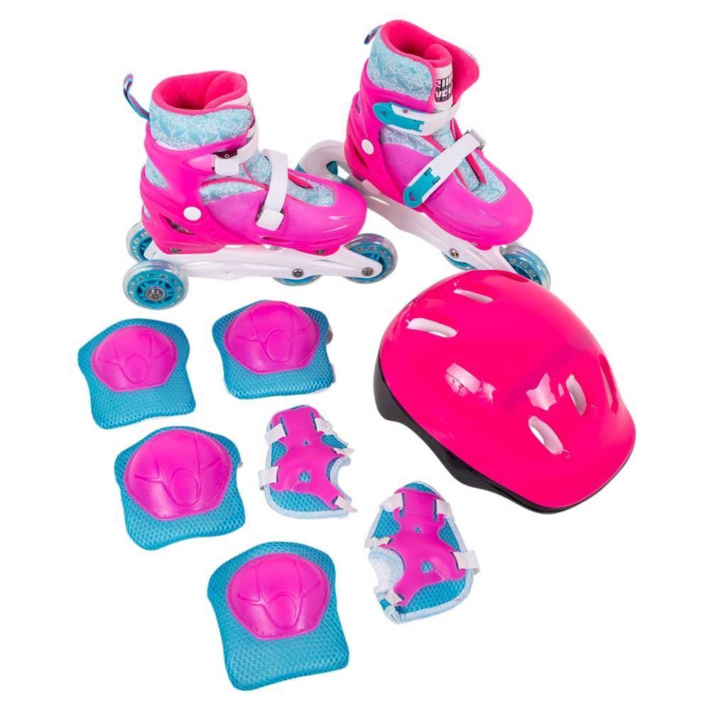 Patins 2 Em 1 Rosa 32 A 35 Com Acessórios Havan Toys - HBR0430