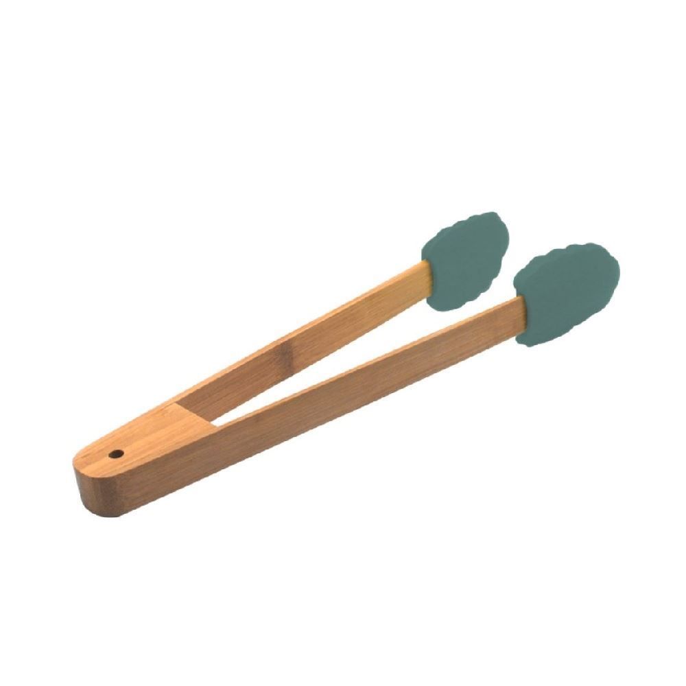 Pegador De Silicone Com Cabo De Bambu Havan Casa - Verde