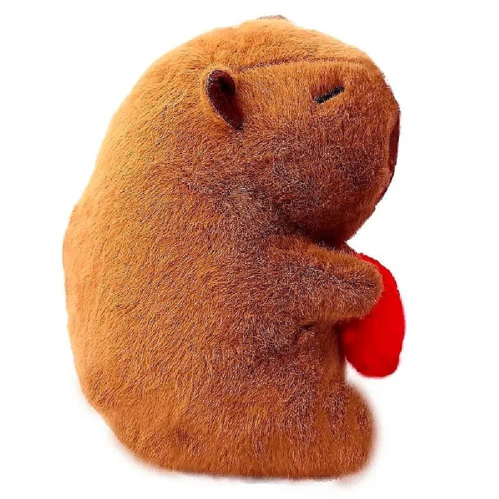 Pelúcia Capivara Com Coração Bbr Toys - R3685