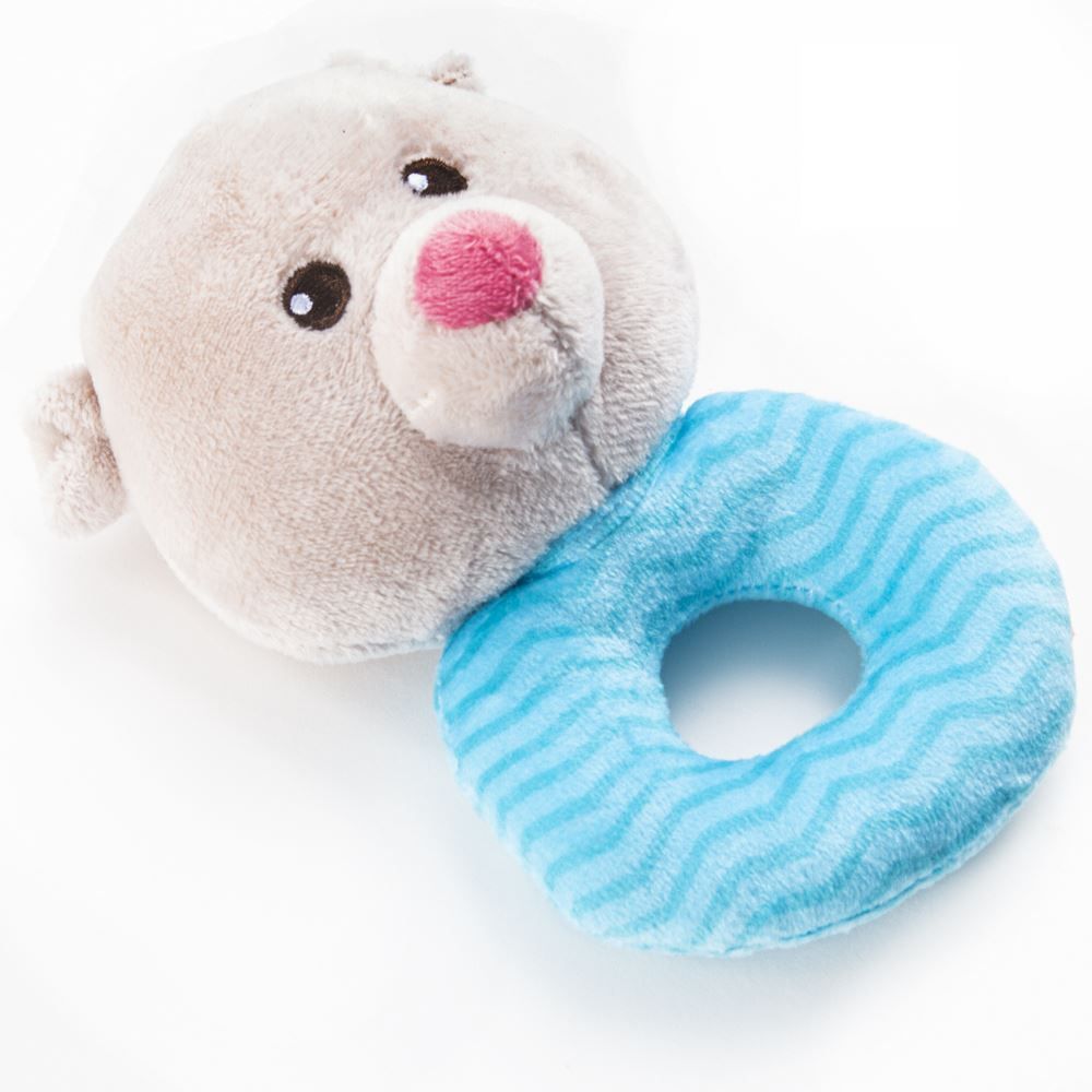 Pelúcia Chocalho Havan Baby - Ursa