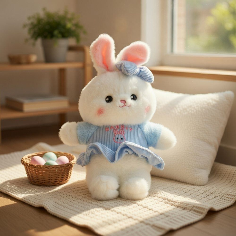 Pelúcia Coelho com Lacinho 25 cm - Sortido