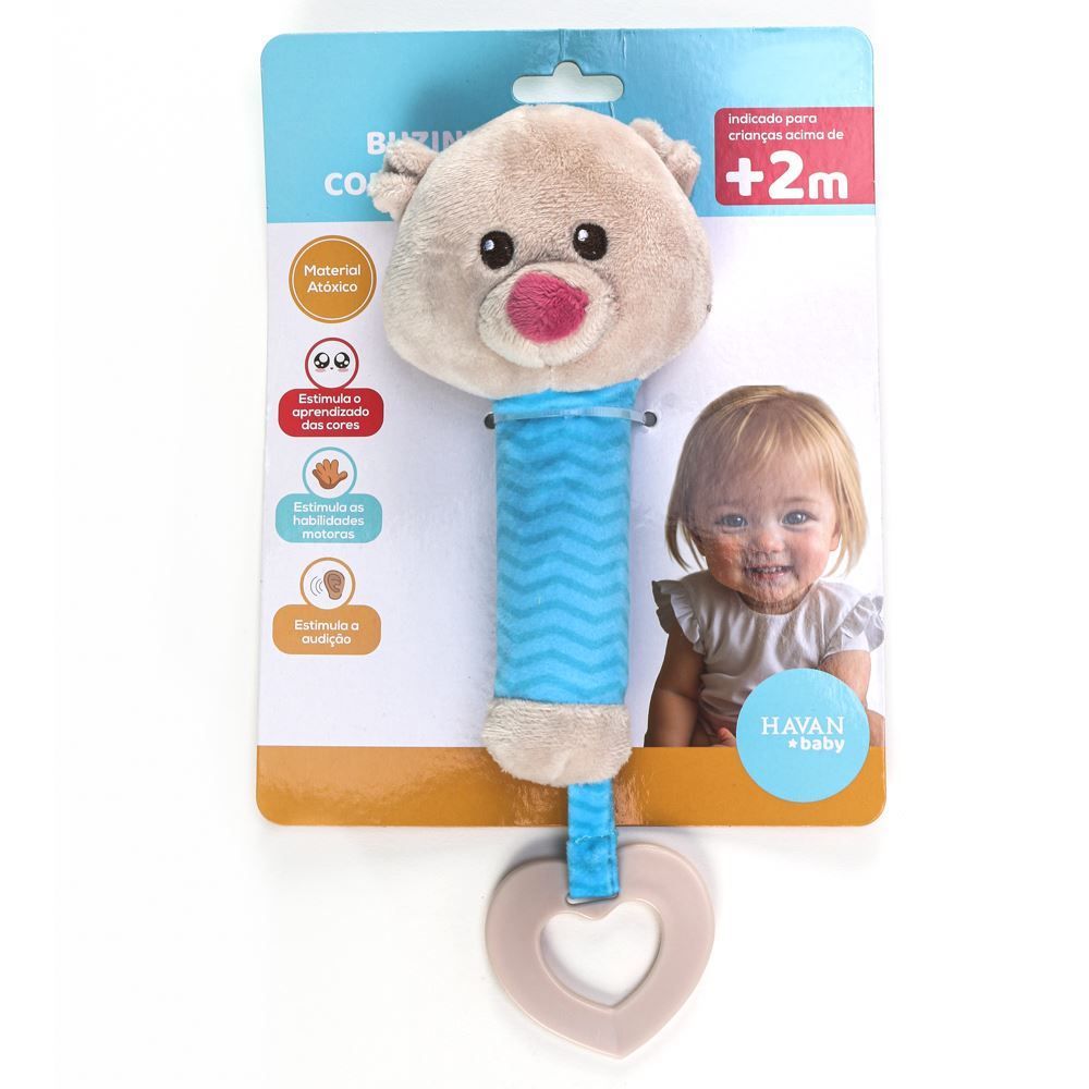 Pelúcia Com Buzina Havan Baby - URSA HBR0752
