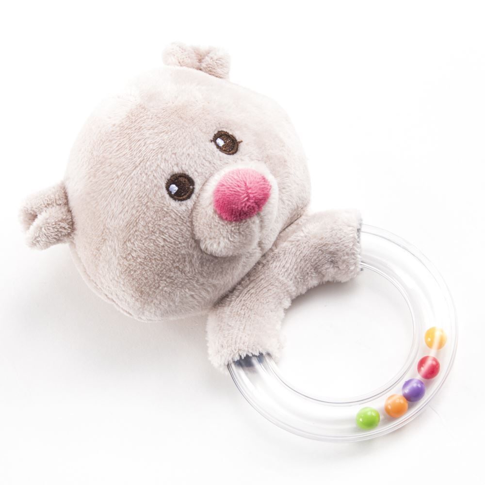 Pelúcia Com Chocalho Havan Baby - Ursa