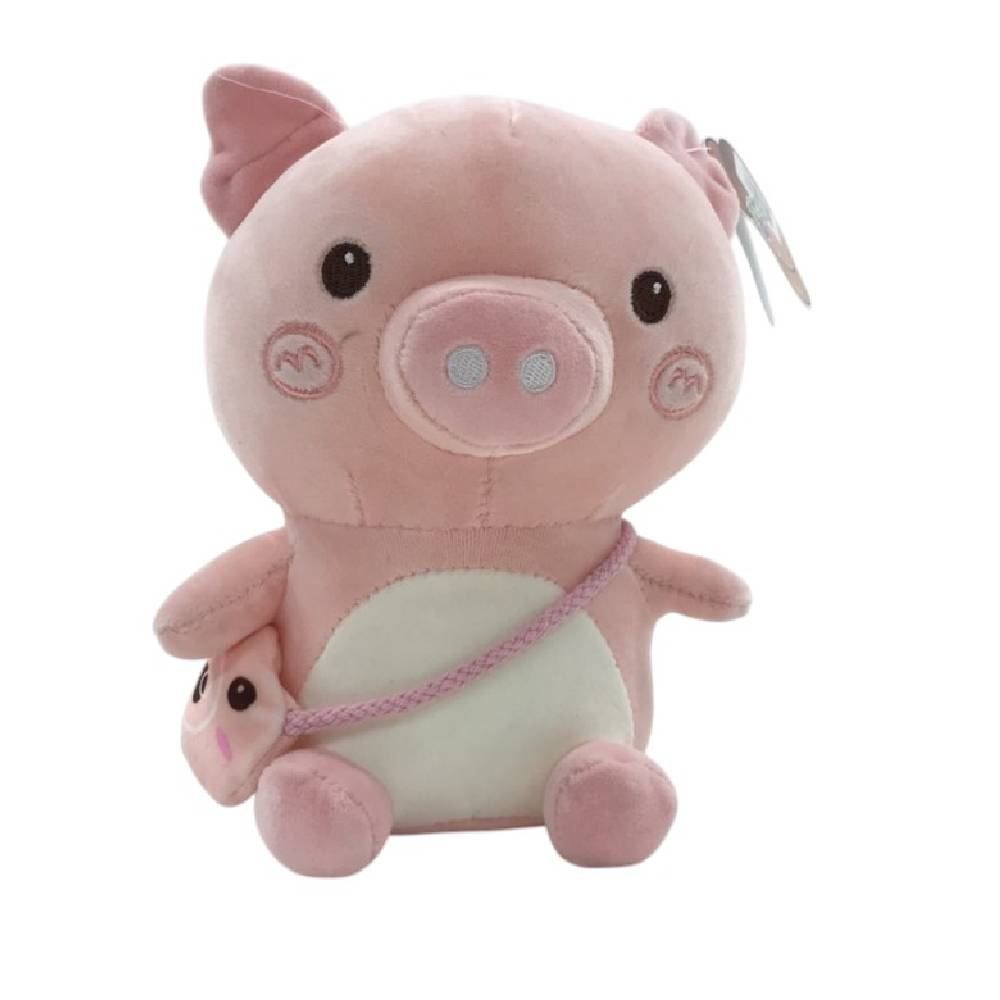 Pelúcia Porco Fofo 23Cm Havan Toys - Rosa