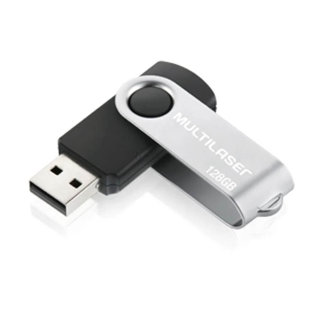 Pen Drive Multilaser Twist 128Gb Pd591 - Preto