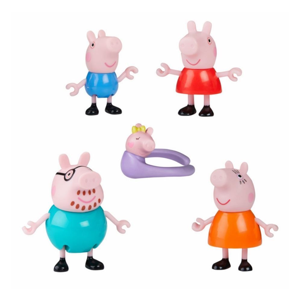 Peppa Pig Com A Família Mini Figuras Hasbro - G0506