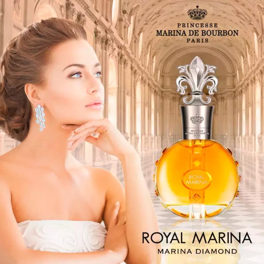 Perfume Royal Diamond Eau De Parfum Marina De Bourbon - 100ml