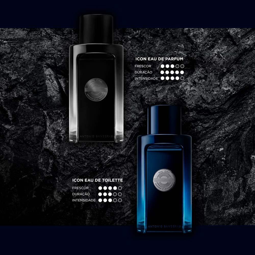 Perfume The Icon Black Edp Antonio Banderas - 100ml