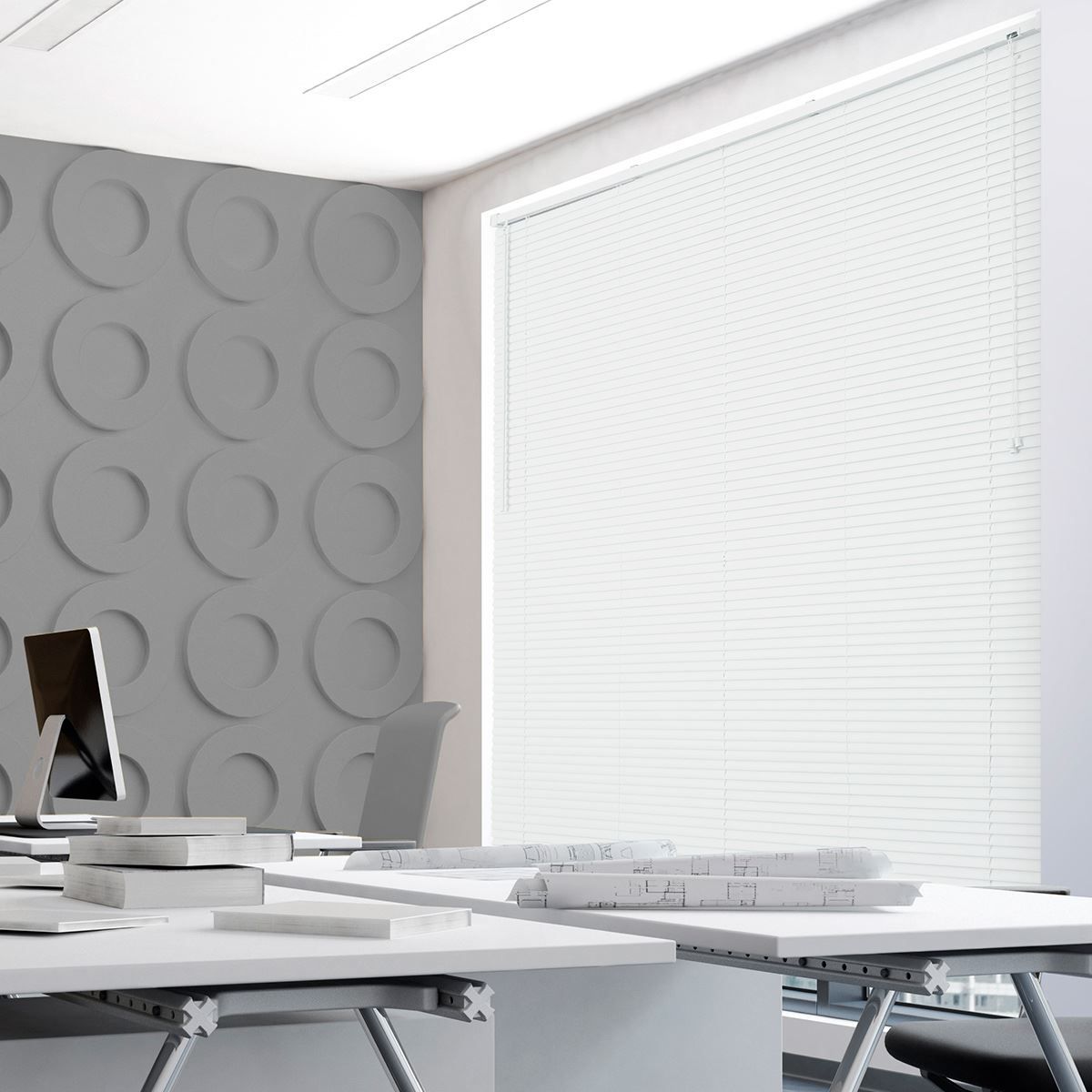 Persiana 80x1,30m para Uso Interno Evolux - Branco