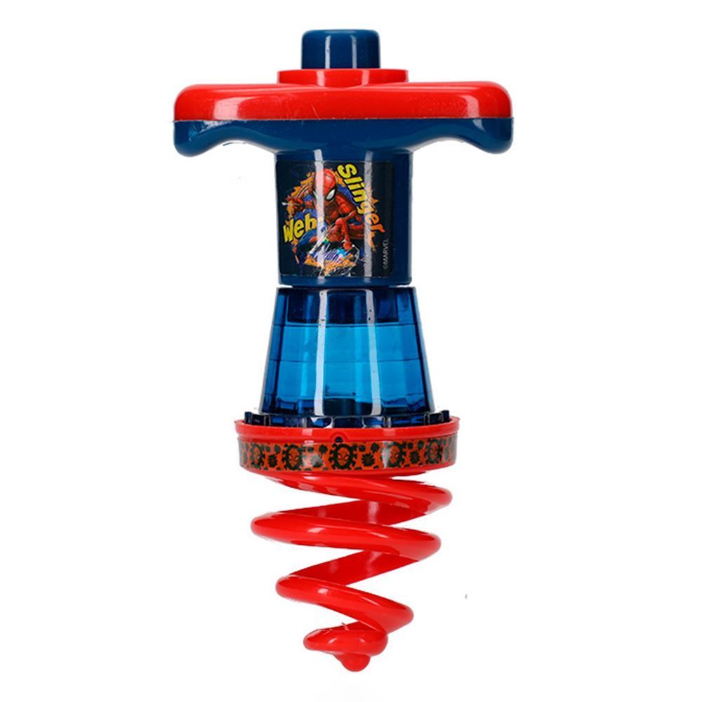 Pião Com Luz Spiderman 13,5Cm Etitoys - YD-503